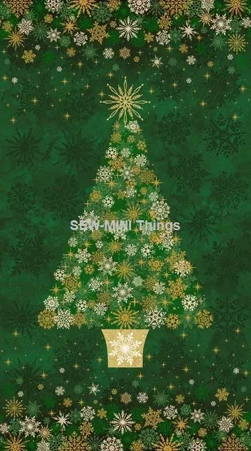 O’ CHRISTMAS TREE FROM NORTHCOTT FABRICS