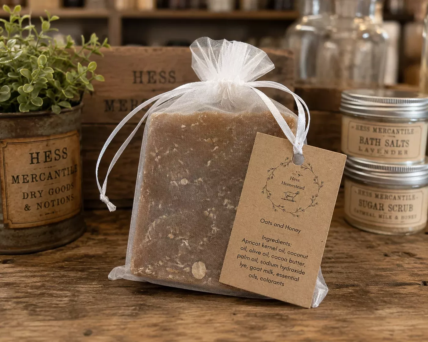 Oats & Honey Goat Milk Soap