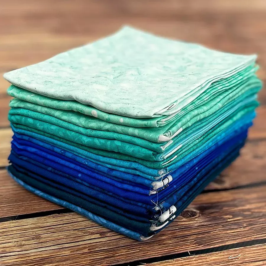 Oceanside Fat Quarter Bundle | Fundamentals by White Owl Textiles