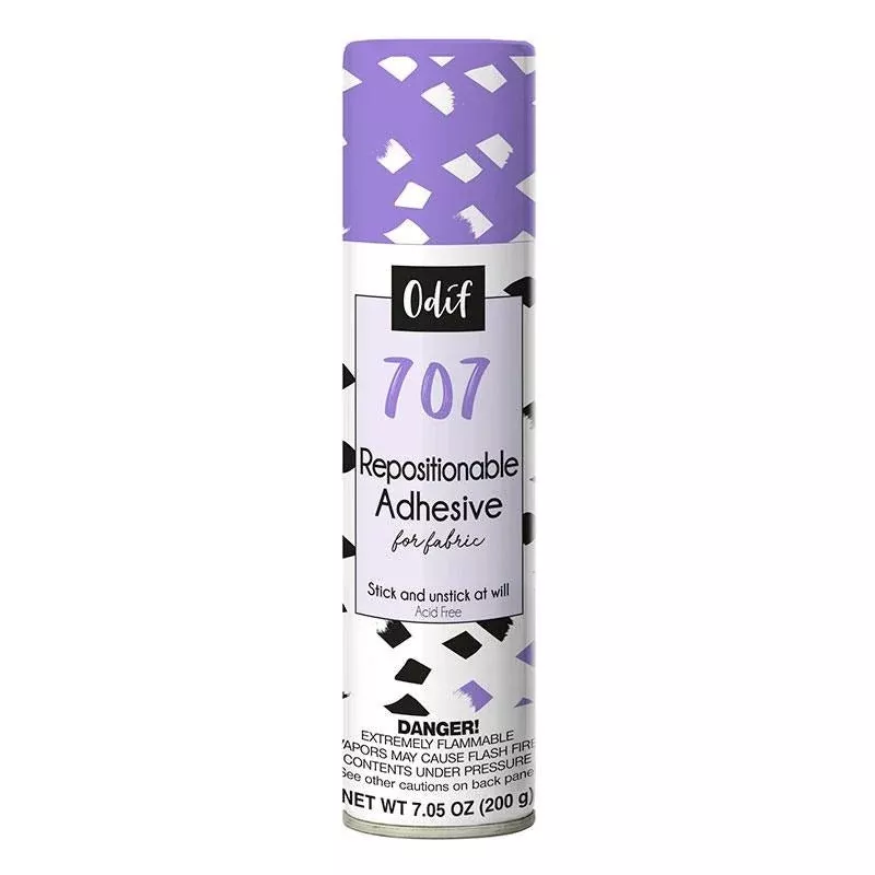 Odif 707 Repositionable Adhesive for Fabric
