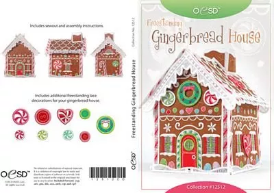 OESD Freestanding Lace: Gingerbread House