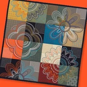 OESD Modern Petals Tiling Scene Machine Embroidery CD
