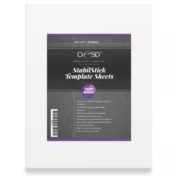 OESD Stabil Stick Template Sheets (25) 8.5