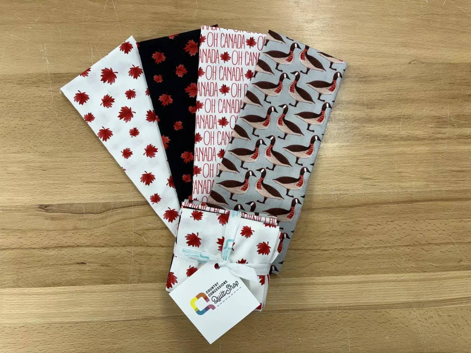 Oh Canada - Canada Geese (4pc) FQ Bundle - (approx 20" x 22")