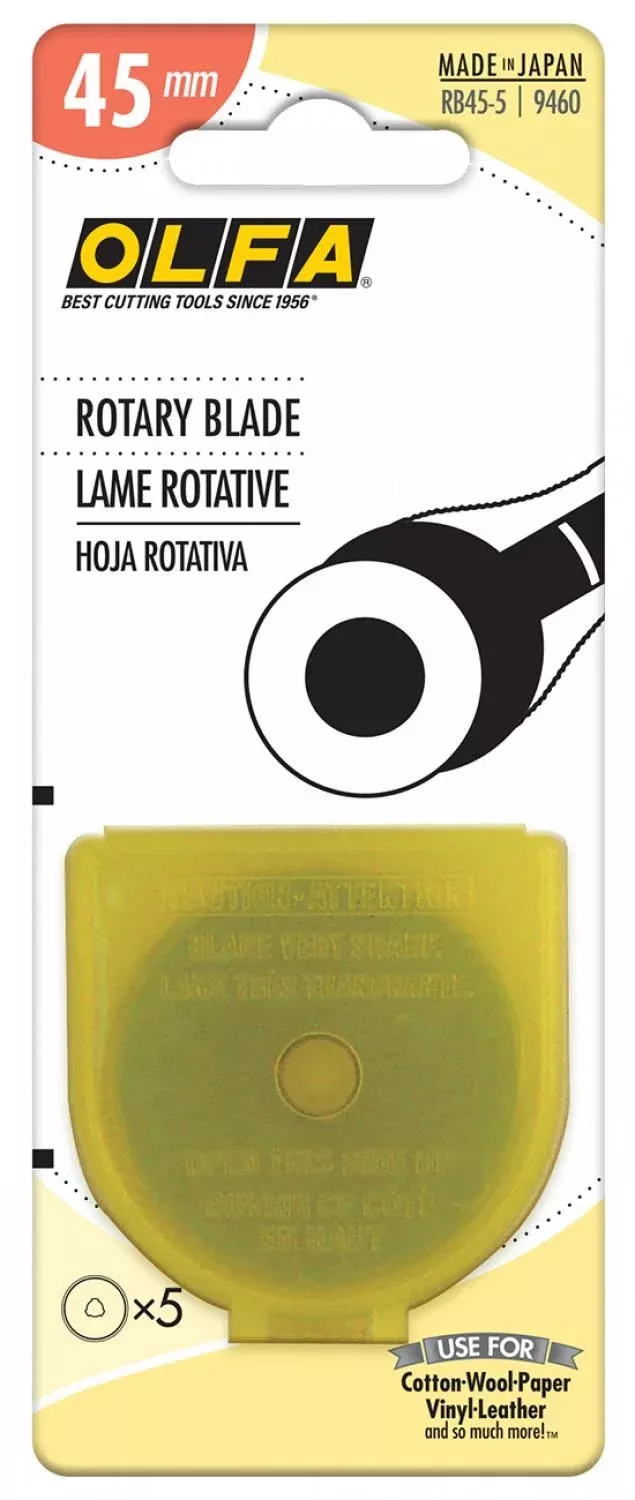 OLFA Rotary Blade 45mm 5ct - RB45-5