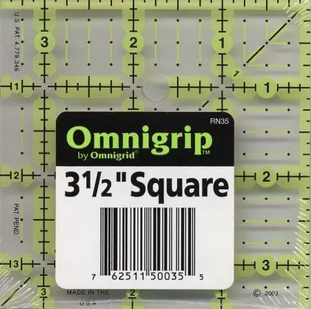 Omnigrid - Omnigrip Ruler - 3.5in x 3.5in