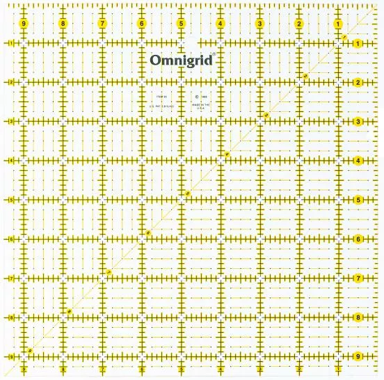 Omnigrid - Ruler 9.5in x 9.5in