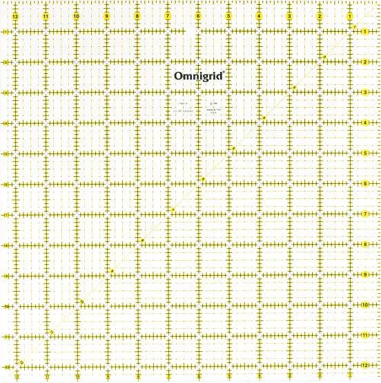 Omnigrid - Ruler R125 12.5in x 12.5in