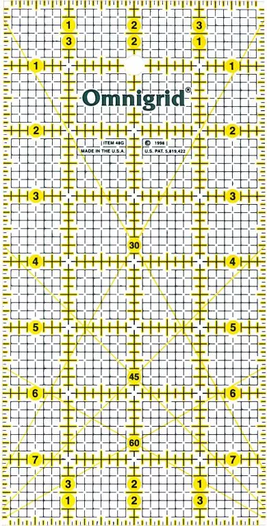 Omnigrid - Ruler R48G 4in x 8in