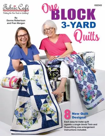 One Block 3-Yard Quilts : Pattern Book - #FC032343 - Fabric Cafe