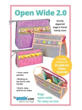 Open Wide Bags 2.0 Pattern