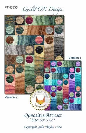 Opposites Attract by QuiltFox Designs