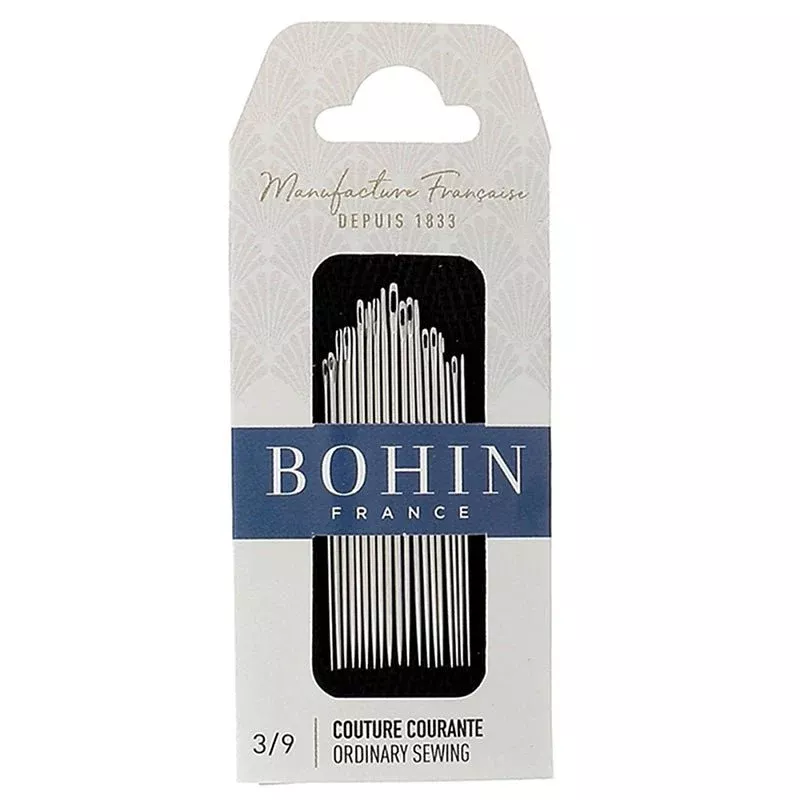 Ordinary Sewing Needles Assorted Sizes 3/9 by Bohin France
