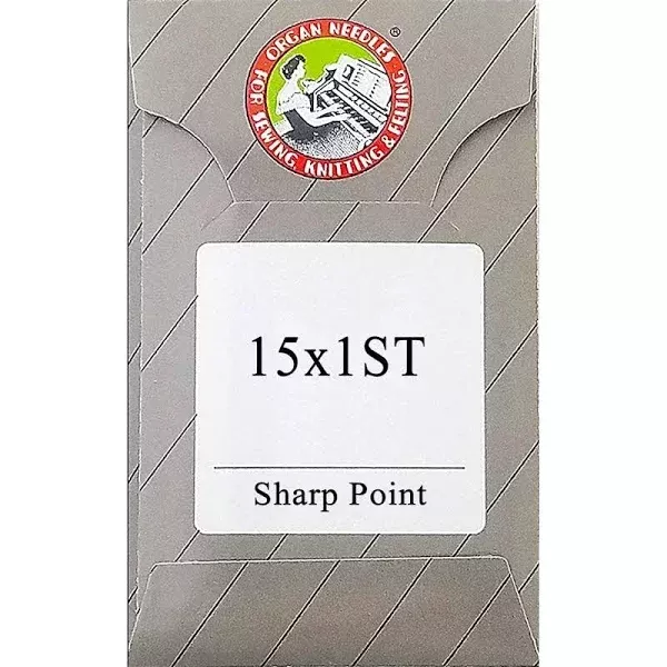 Organ Sharp Point Embroidery Needles 15X1ST 75/11 10 pcs/pkg '