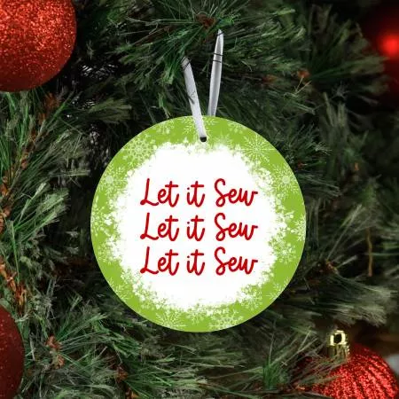 Ornament Let is Sew Metal
