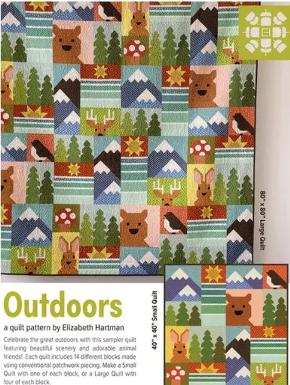 Outdoors - A Quilt Pattern by Elizabeth Hartman