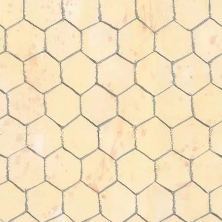 P & B Textiles 108" Cotton Chicken Wire CSCW05729-Y Yellow