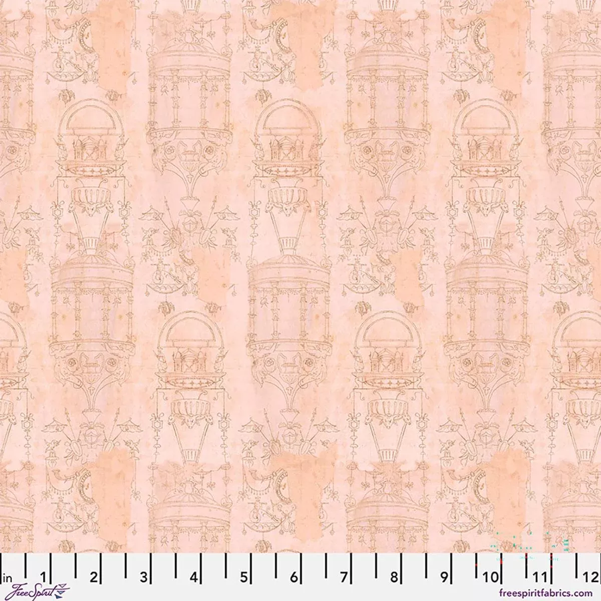 Palette Curated by Tim Holtz for FreeSpirit - Pink Toile PWTH218.CPINK