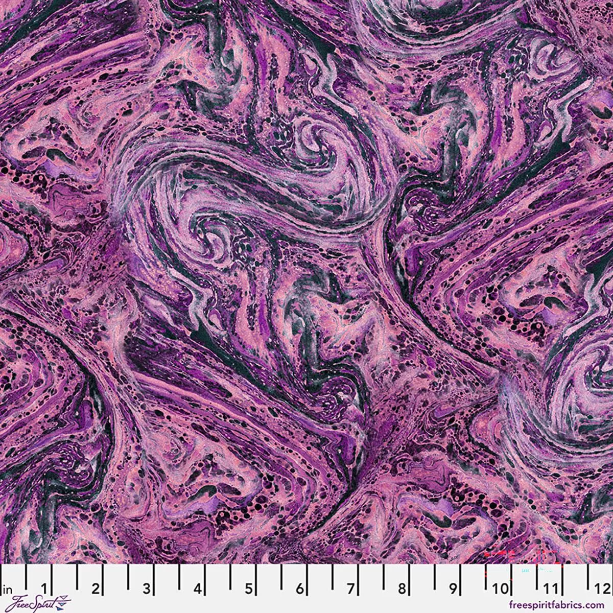 Palette Curated by Tim Holtz for FreeSpirit - Purple Marble PWTH309.CPURPLE