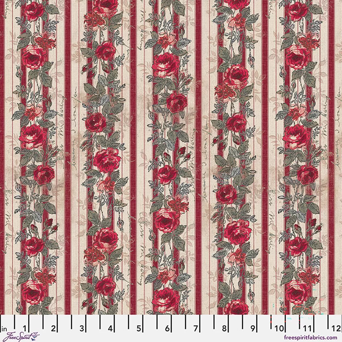 Palette Curated by Tim Holtz for FreeSpirit - Red Wallpaper PWTH227.CRED