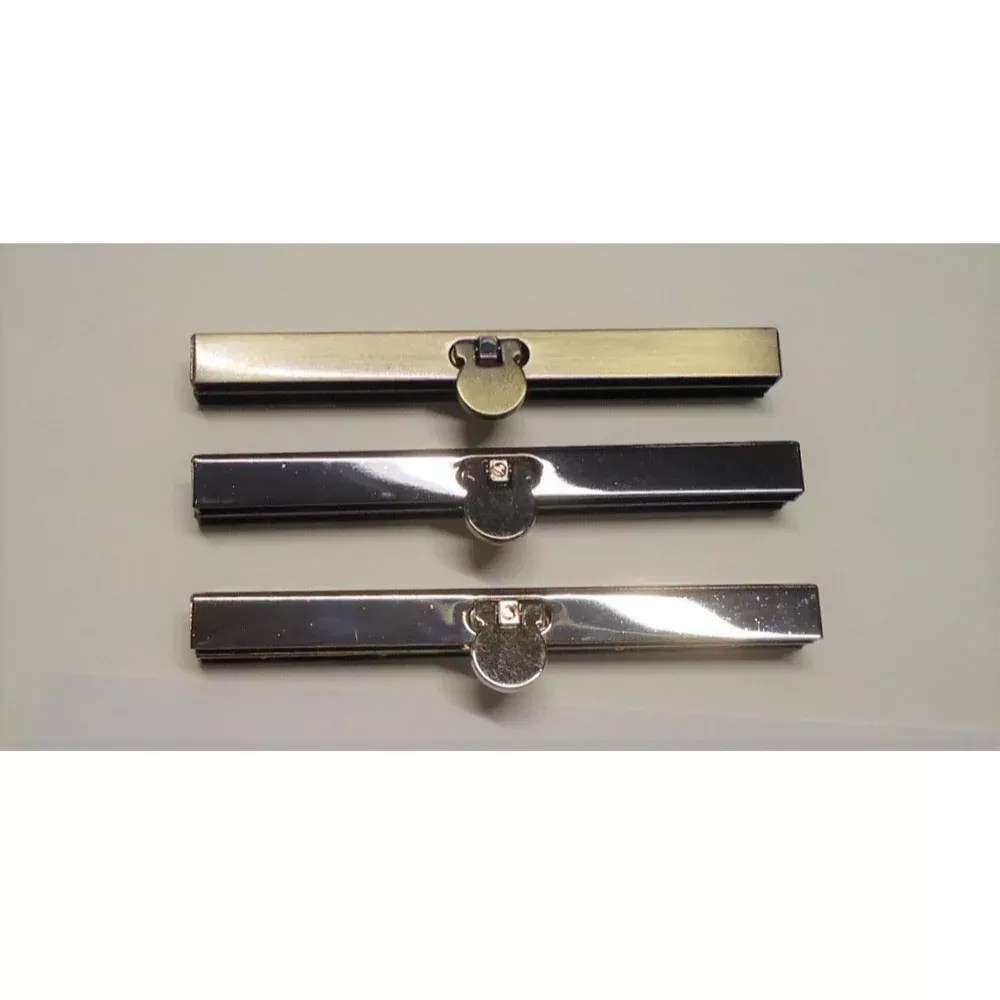Pam Damour - Small Wallet Clasp | 4 1/2" Black