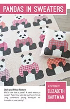 Pandas in Sweaters Pattern EH 064 ^