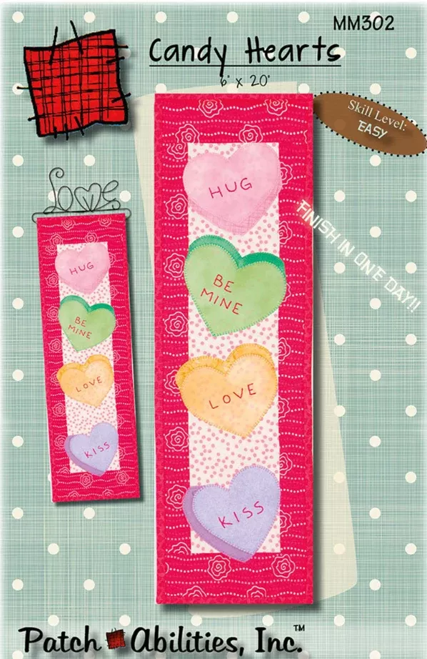 Patch Abilities - Candy Hearts Pattern Only