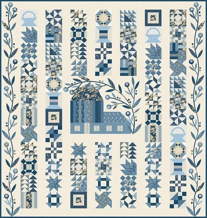 Patchwork Barn Pattern by Laundry Basket Quilts