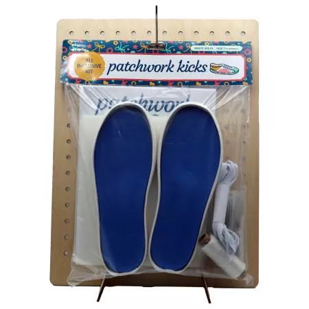 Patchwork Kicks - All Inclusive Kit Size 7 - White - #PK-707-AIK