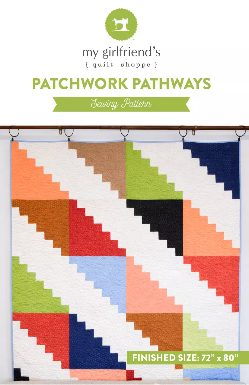 Patchwork Pathways Quilt (Downloadable Sewing Pattern)