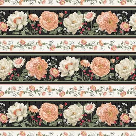 Peach Whispers Repeating Stripe
