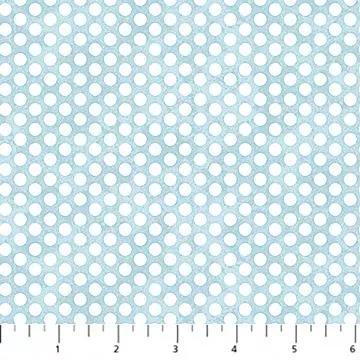 Peas In A Pod - Flannel - Northcott - Dots Blue F29039-41