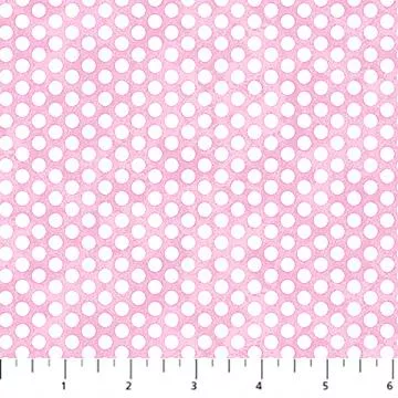 Peas In A Pod - Flannel - Northcott - Dots Pink F29039-21