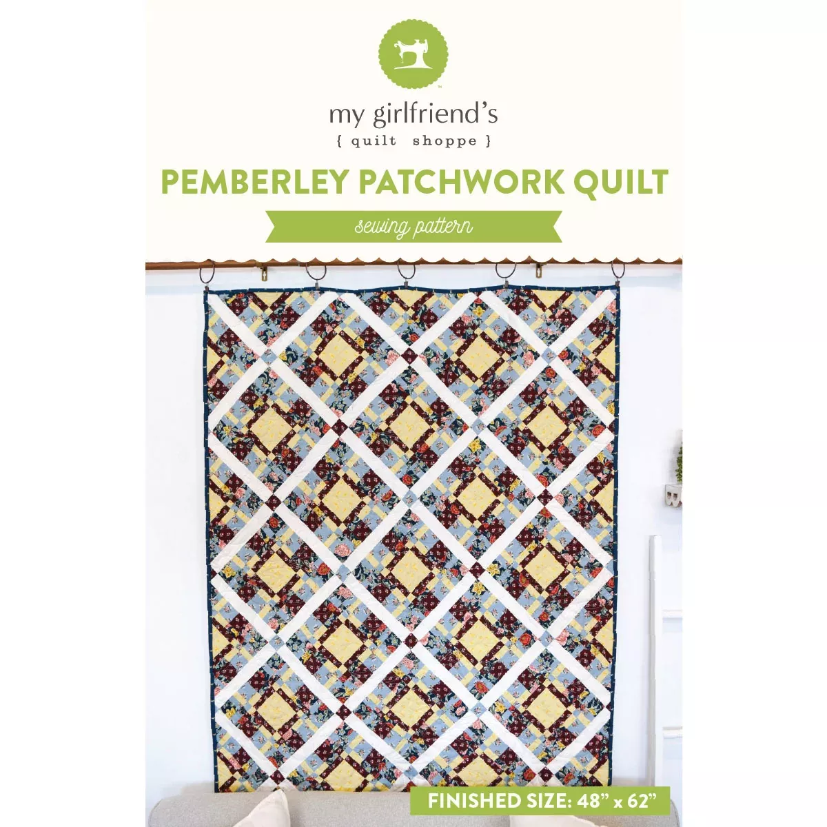 Pemberley Patchwork Quilt (Downloadable Sewing Pattern)