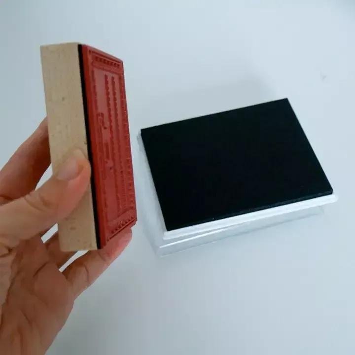 Permanent Fabric Ink Pad Black