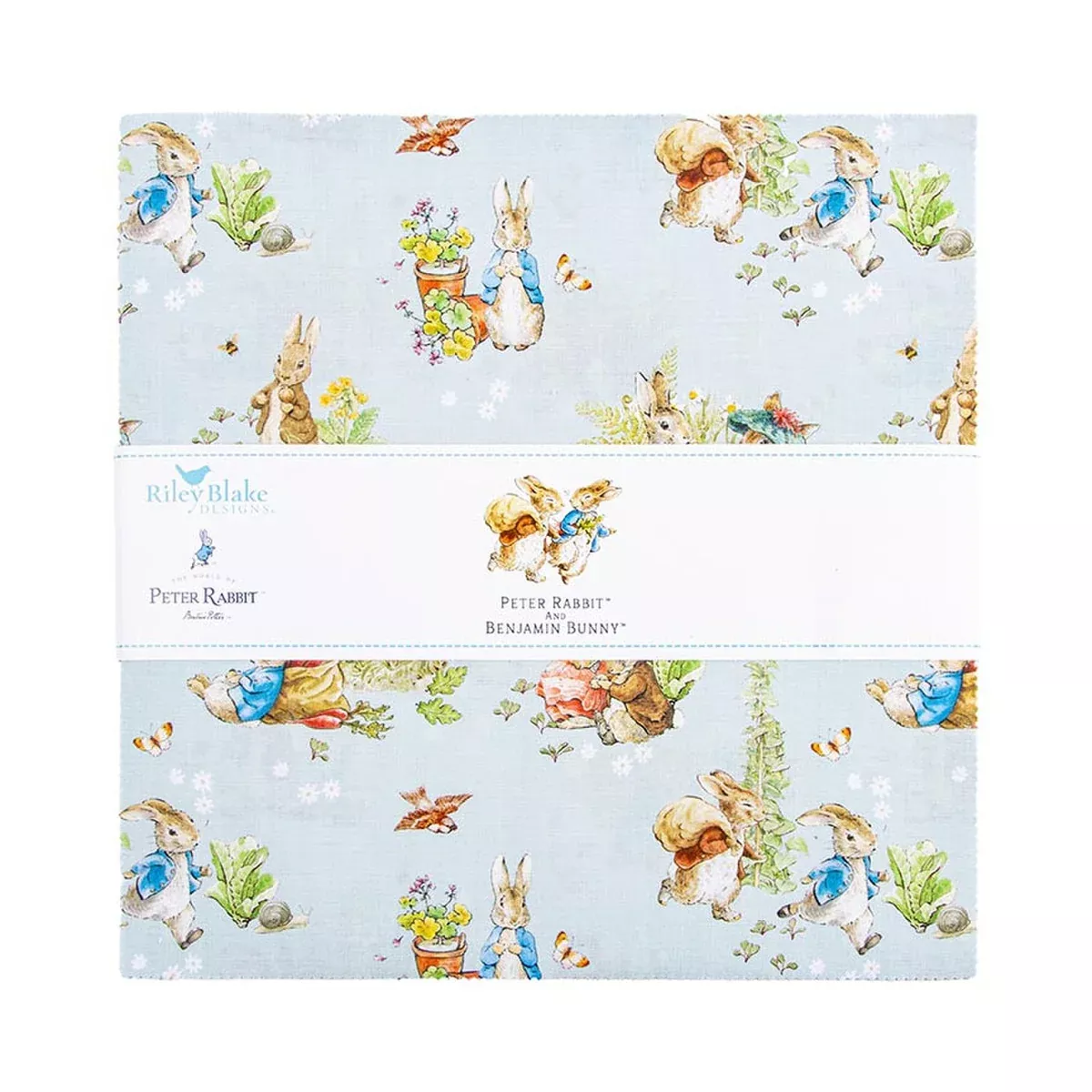 Peter Rabbit and Benjamin Bunny 10" Stacker