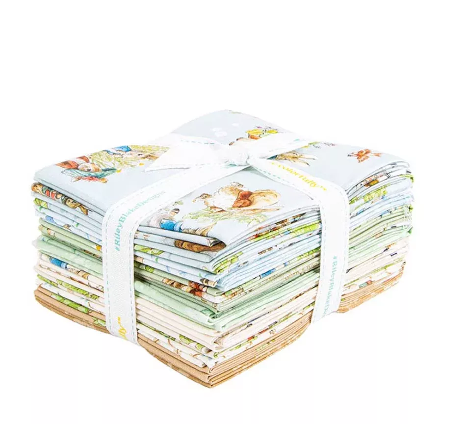 Peter Rabbit and Benjamin Bunny FQ Bundle-15 pcs