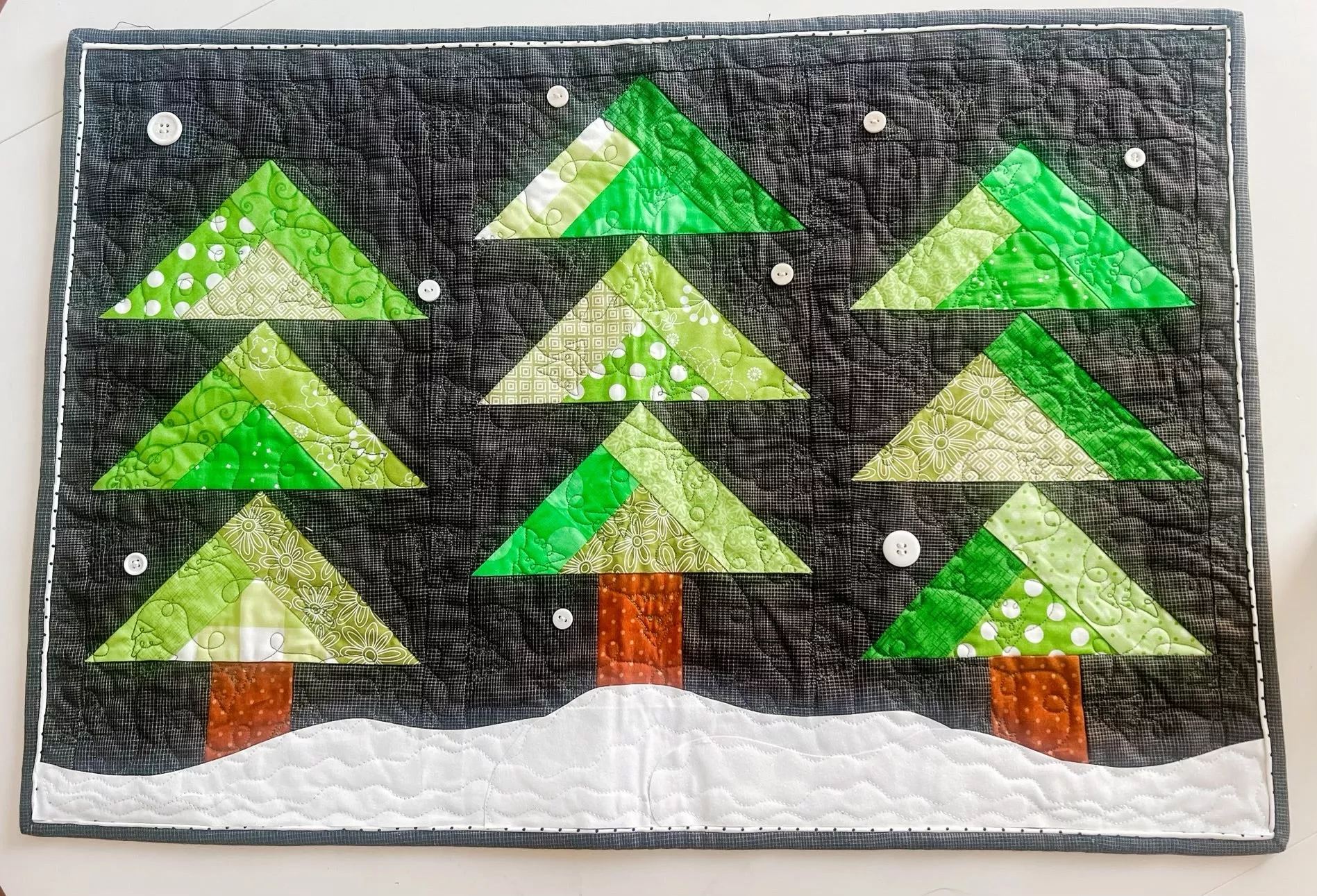 Pieced Three Trees (Downloadable Sewing Pattern)