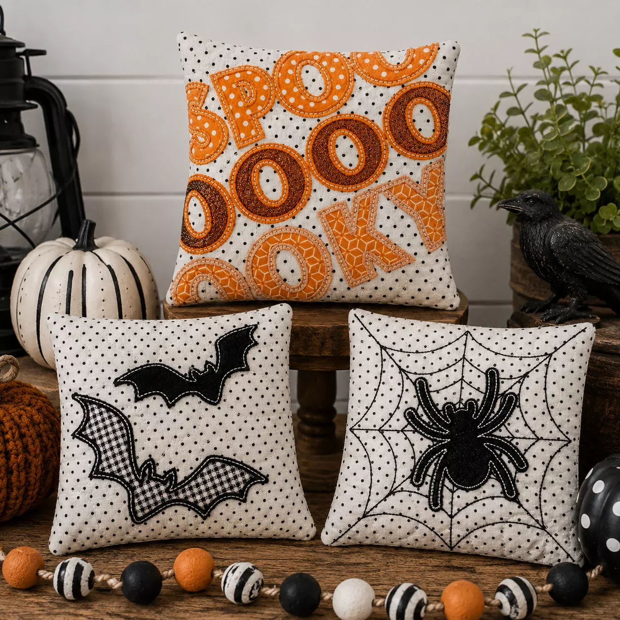 Pillow Pop: Halloween Collection 1 (Downloadable Machine Embroidery Pattern)
