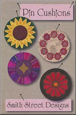 Pin Cushions to make on your embroidery machine with CD by Smith Street Designs