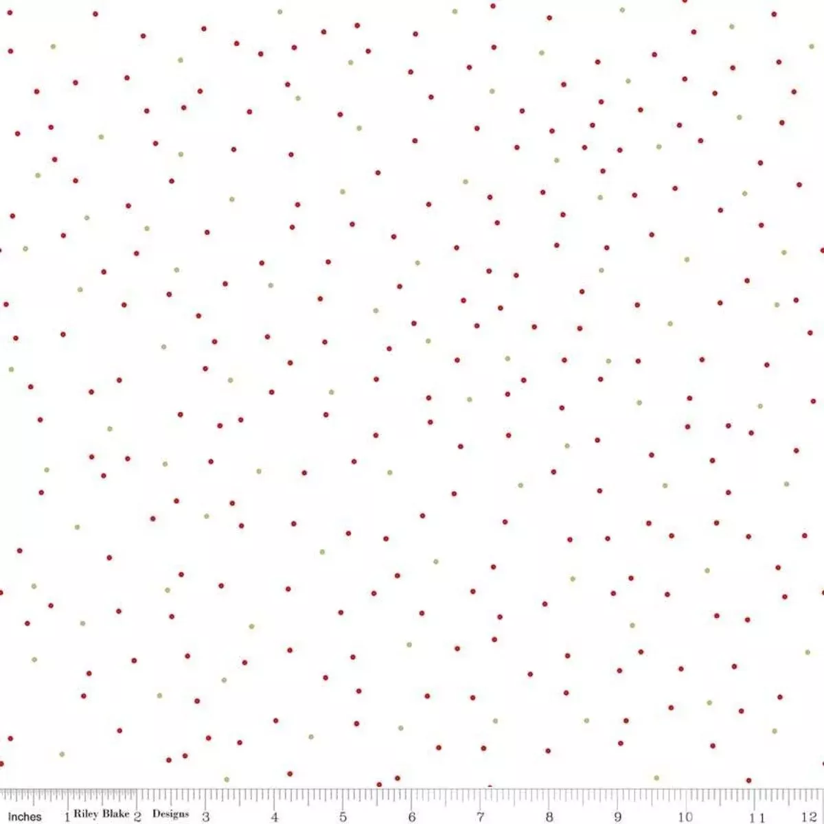 Pin Dot- Christmas 3 Yd Cut