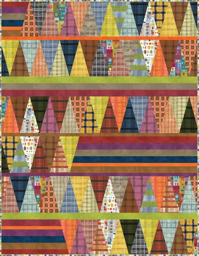 The Plaid One Tattoo Quilt Kit 60" x 77"
