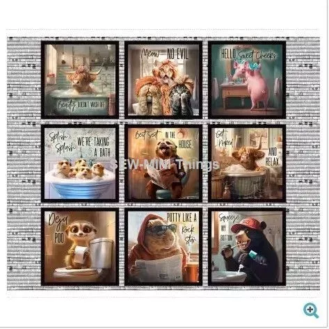 PLEASE SEAT YOURSELF BY JIM BALDWIN FROM 3 WISHES FABRICS