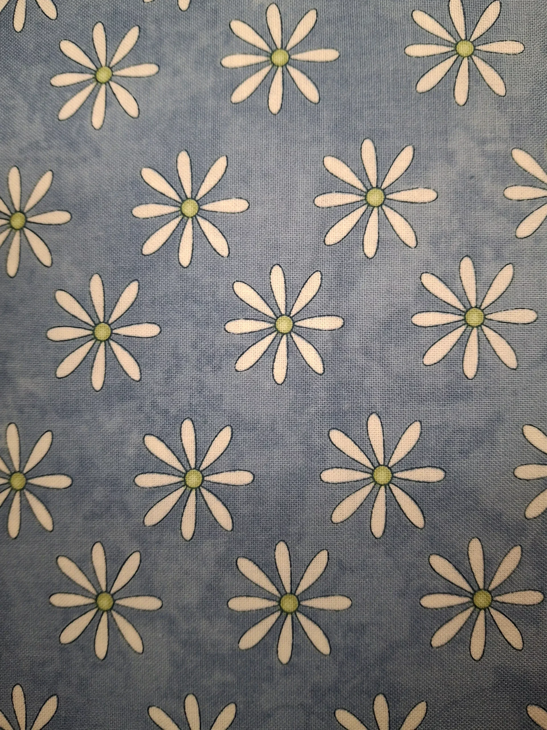 Pocketful of Posies - Slate blue/White 3398 17 by Henry Glass & Co.