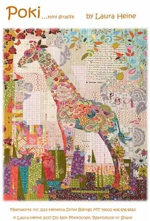 Poki Mini Giraffe Collage Pattern