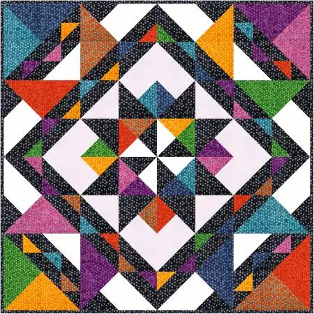 Polka Pop Elementals : Starla Quilt Kit - #KTBT-1017 - Riley Blake