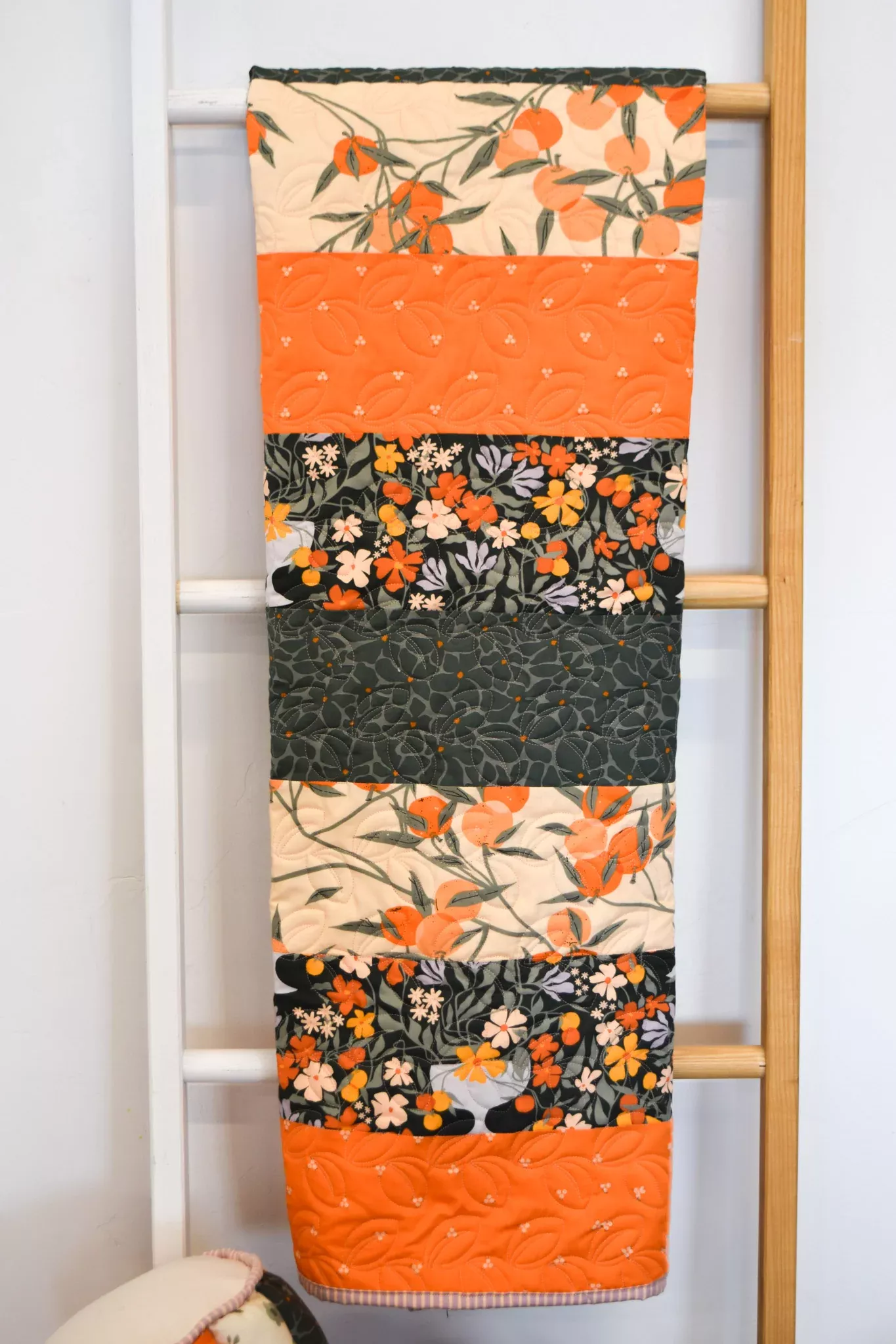 Polly's Quilt Fabric Kit- Tangerine