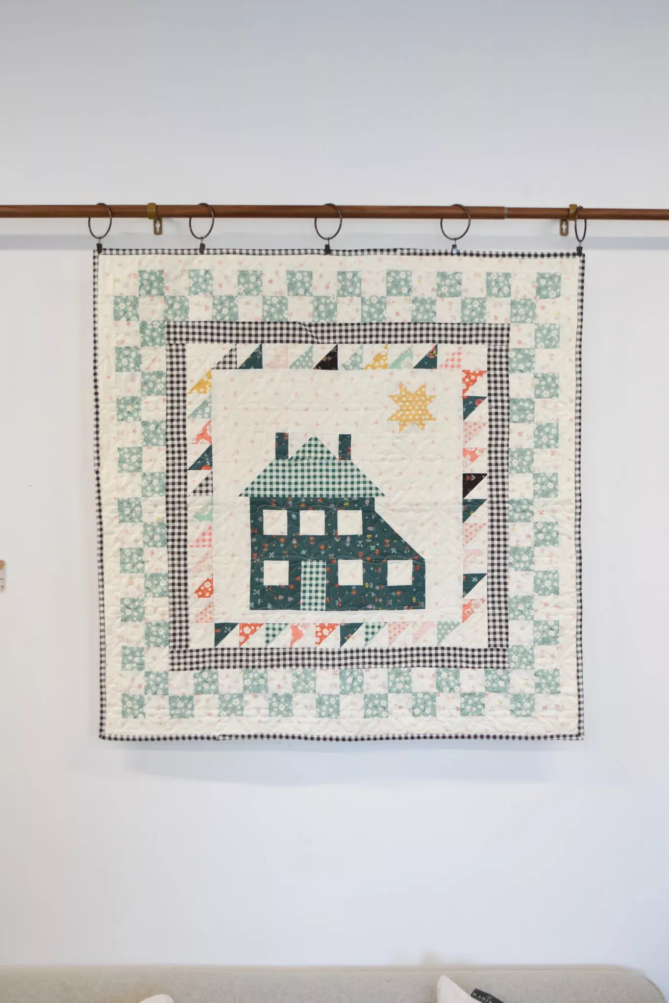 Poppy House Quilt Fabric Kit39 x 39