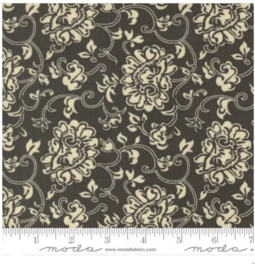 Posh-Echo Floral Block Print Lace-Dusk