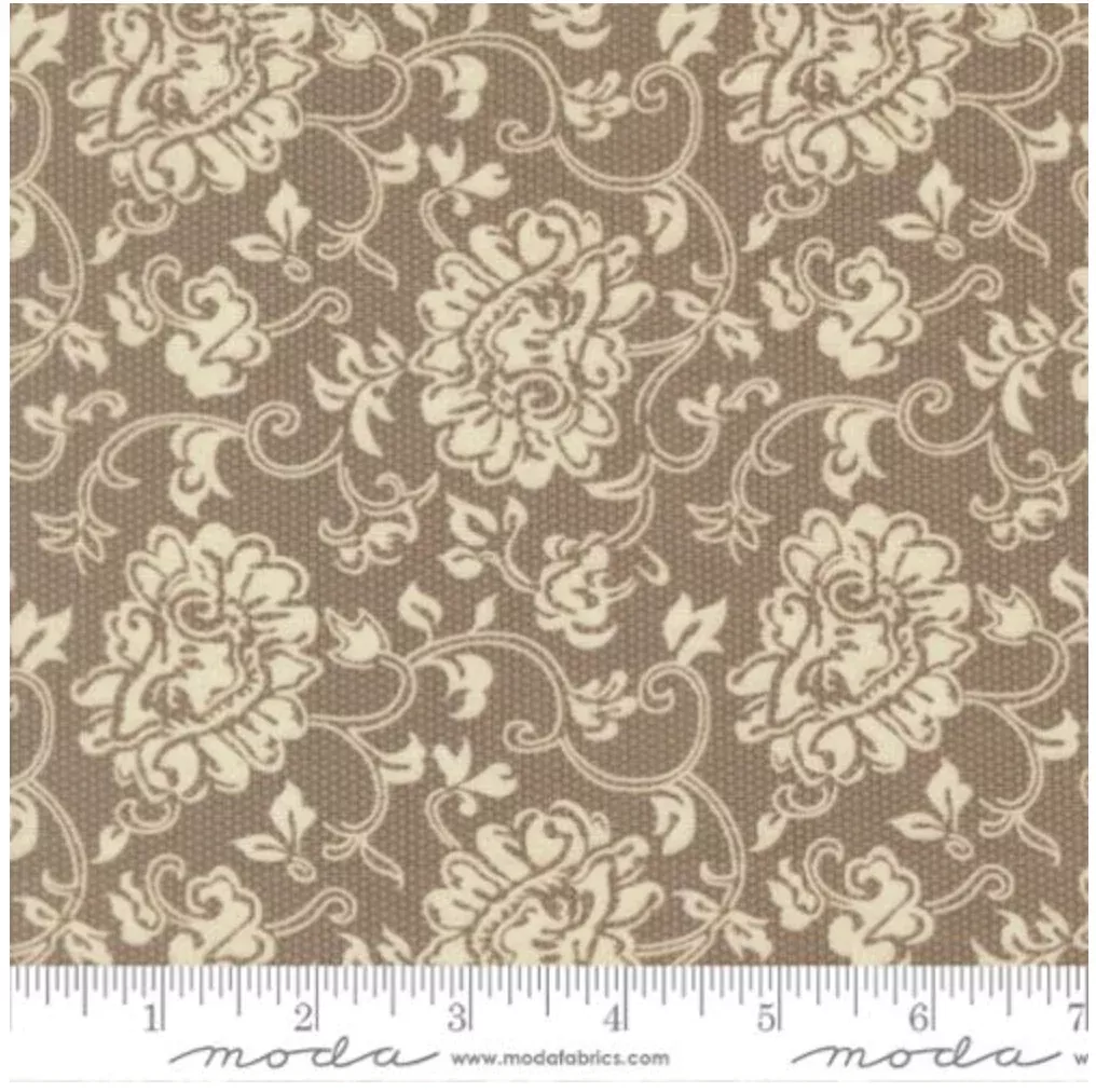 Posh-Echo Floral Block Print Lace-Shadow Mist